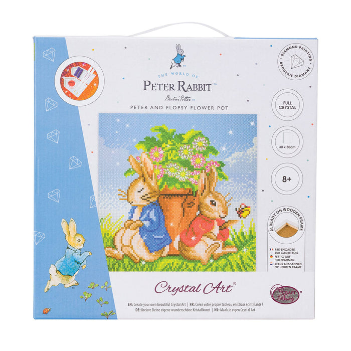 Crystal Art Kit - Peter and Flopsy