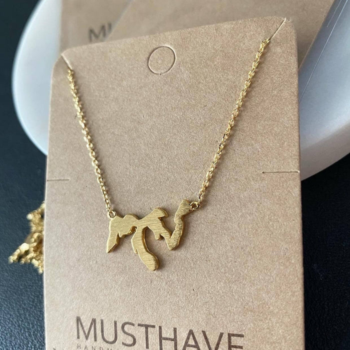 Great Lakes Necklace in Gold