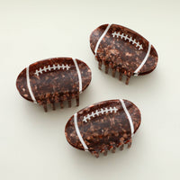 Game Day Football Claw Clip