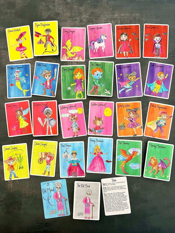 Old Maid Card Game Set