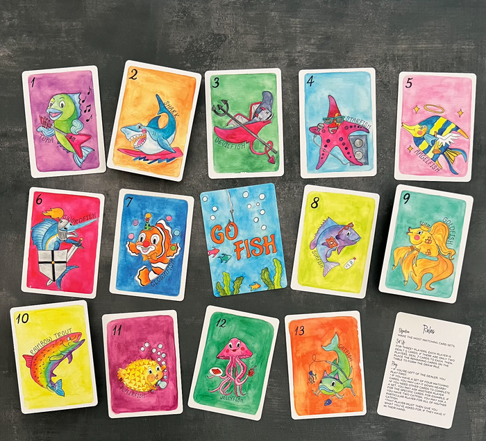 Go Fish Card Game Set