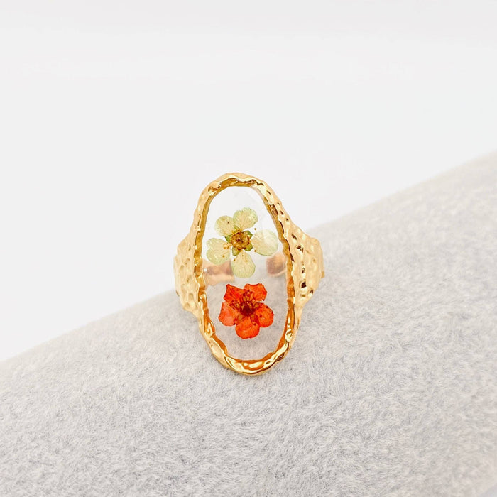 Floral Ring: Oval