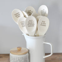 Wooden Spoons With Funny Phrases