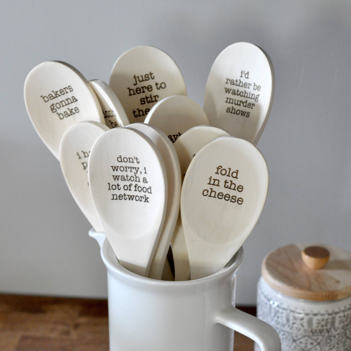 Wooden Spoons With Funny Phrases