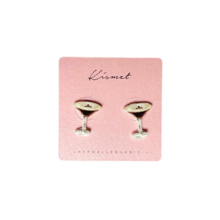 Espresso Martini Stud Earrings