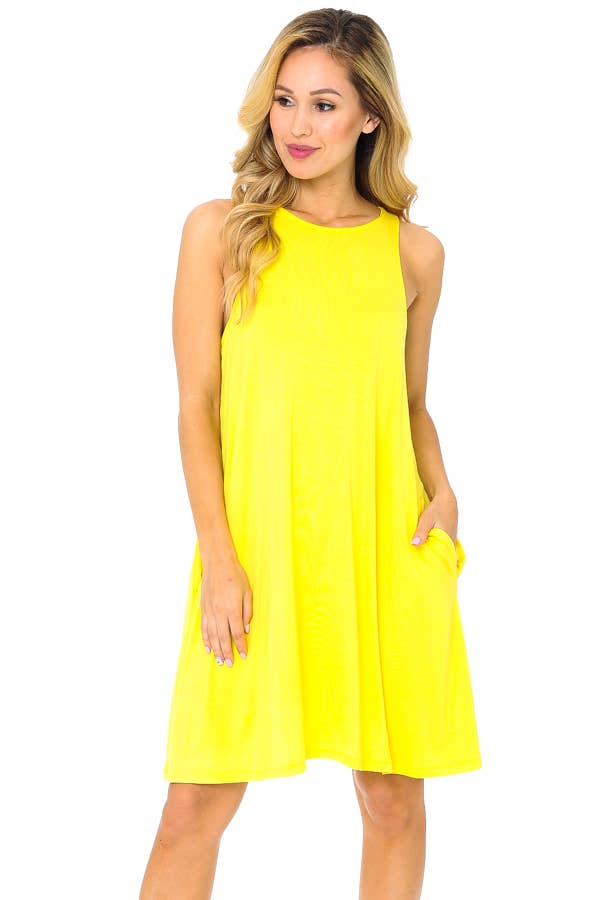 Tank dress with pockets hotsell
