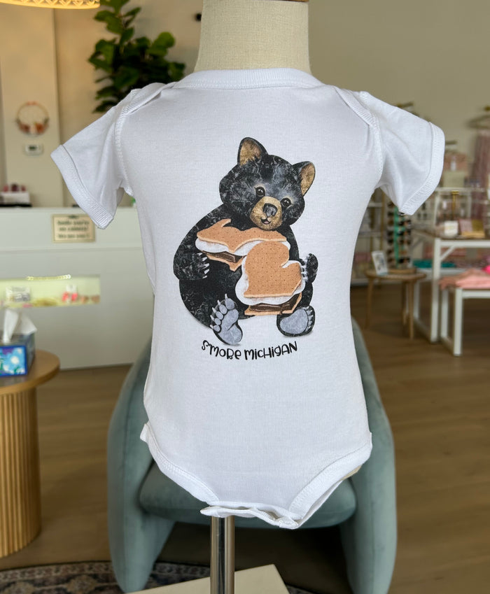 S’more Michigan Bear Cub Onesie
