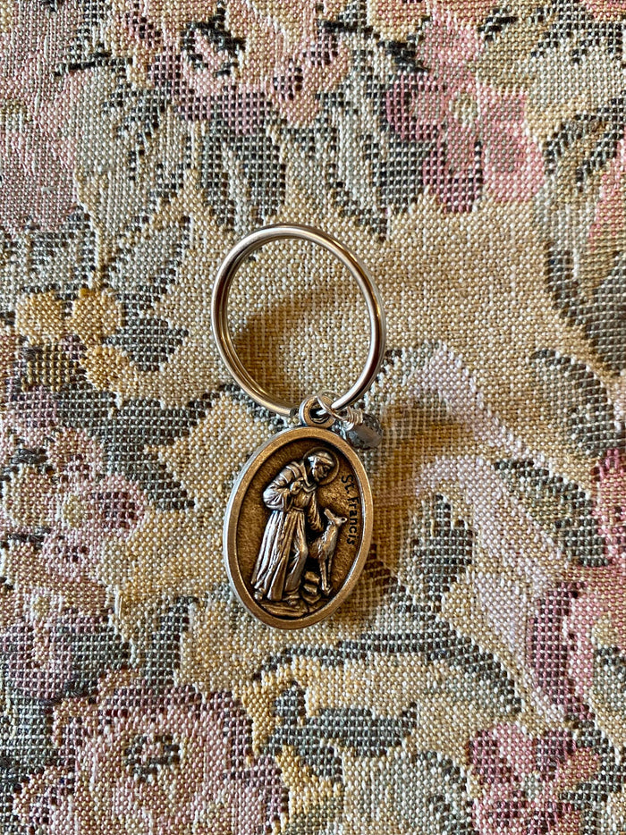 Bless this Pet Tag with Gemstone - Dog/Cat Charm