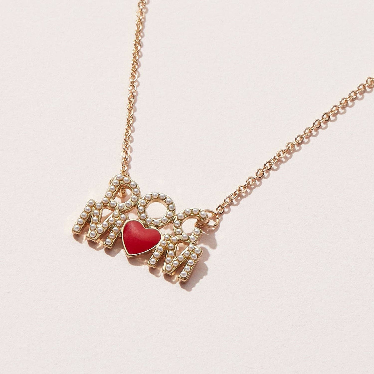 Dog Mom Necklace in Gold