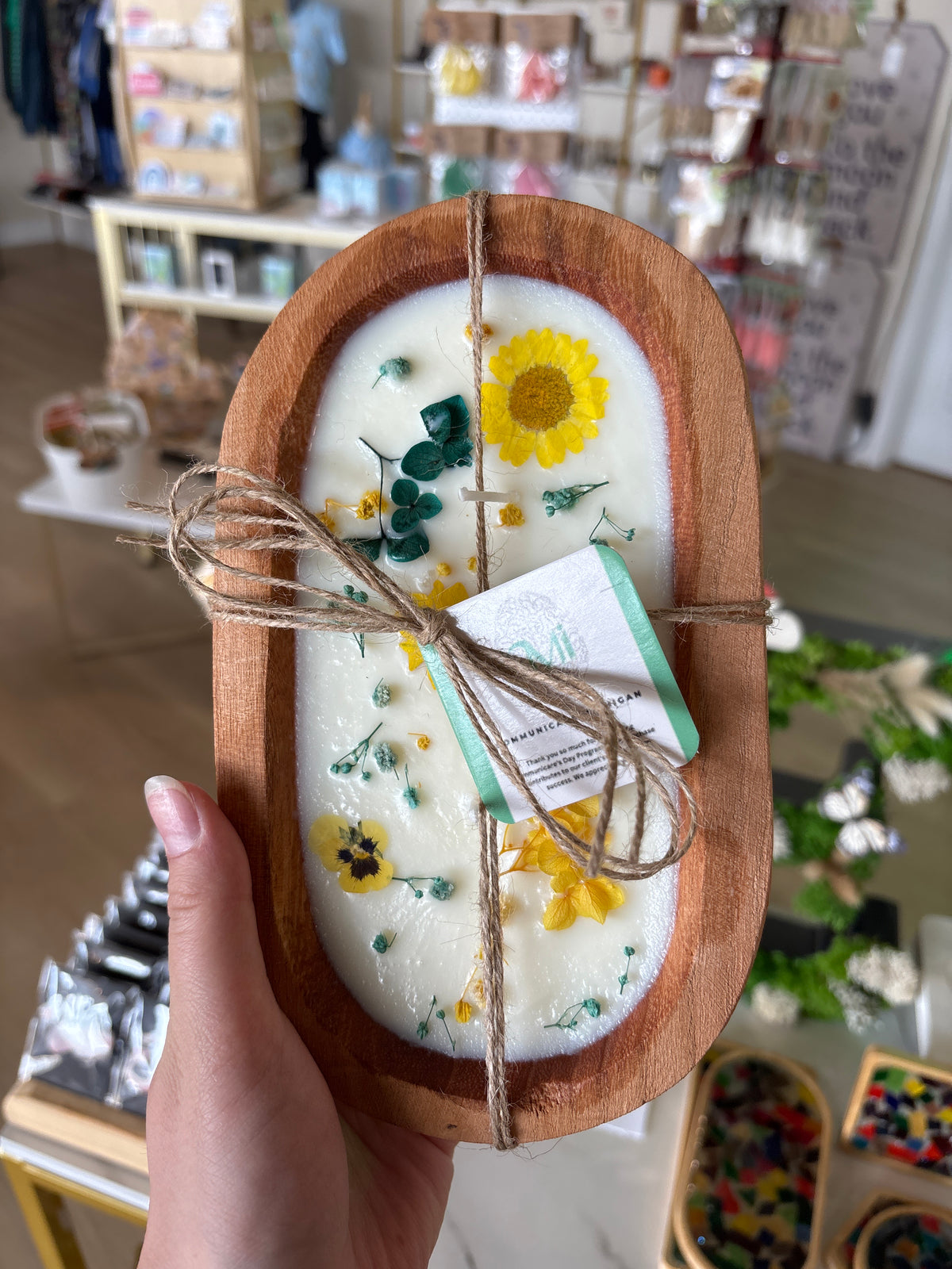 CMI Hand Poured Dough Bowl Candle