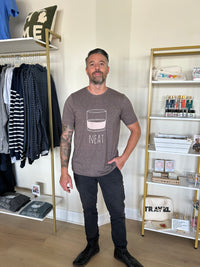 Neat Men's Tee in Espresso