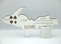 Michigan U.P. Shaped Euchre Game Board