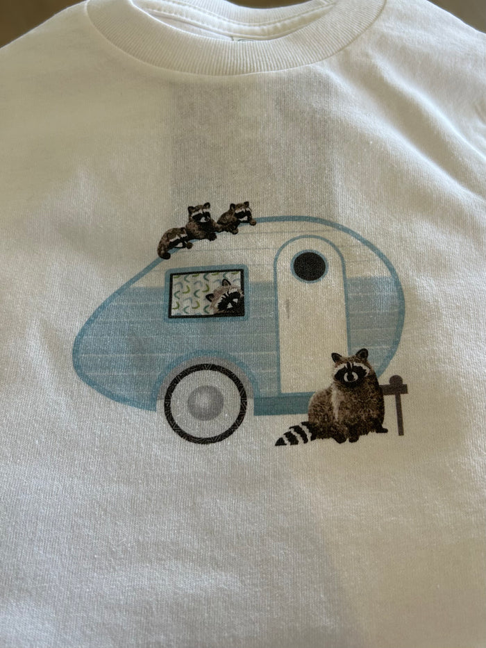 Camper Raccoons Kid’s T-Shirt