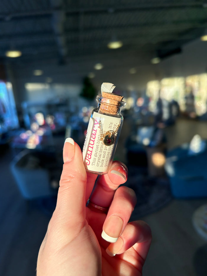 Birthstone Signet Necklace