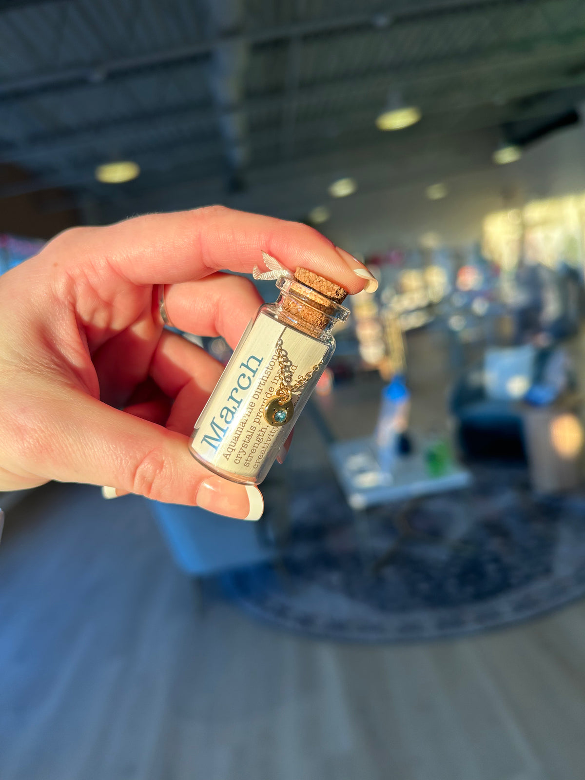 Birthstone Signet Necklace