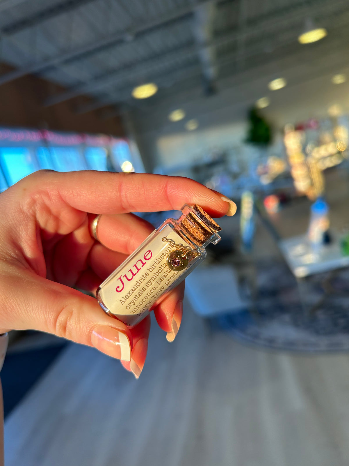 Birthstone Signet Necklace