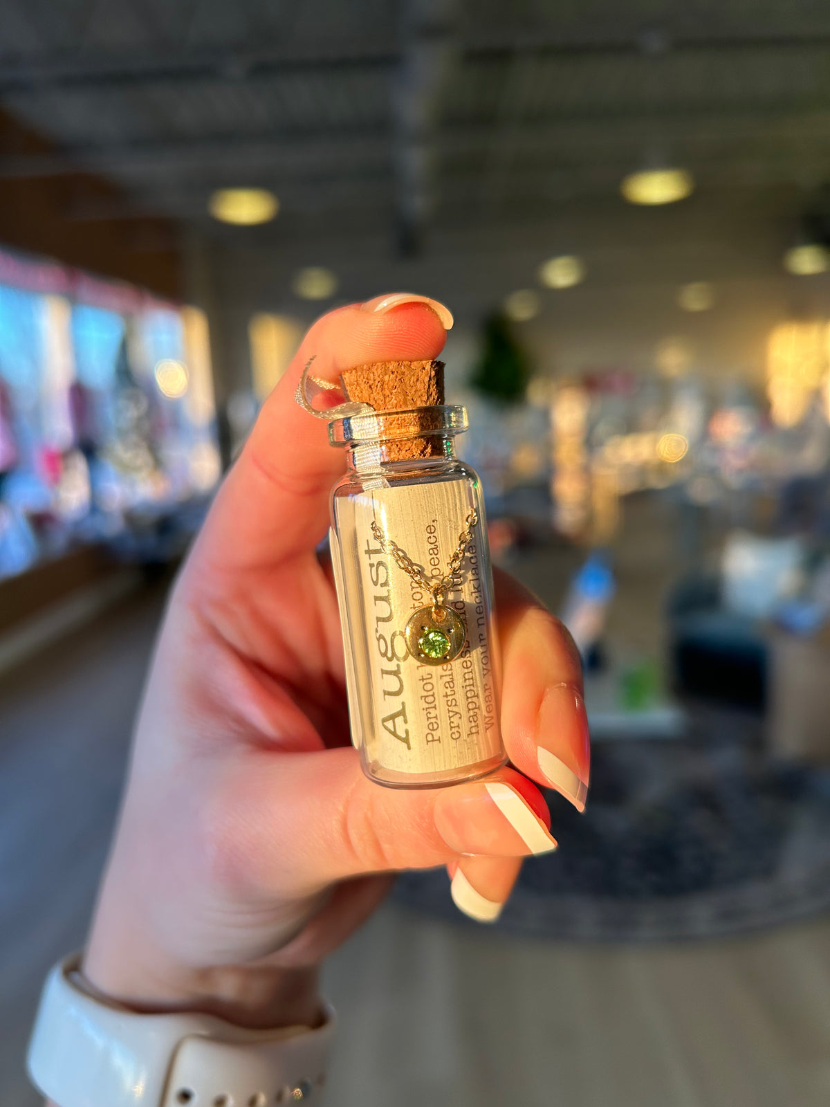 Birthstone Signet Necklace