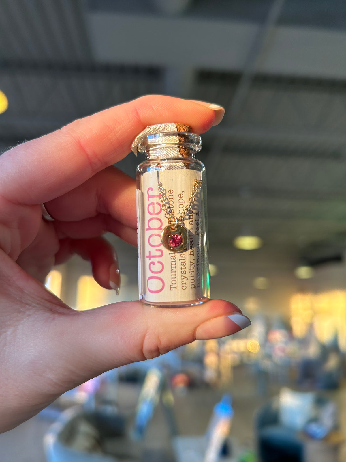 Birthstone Signet Necklace