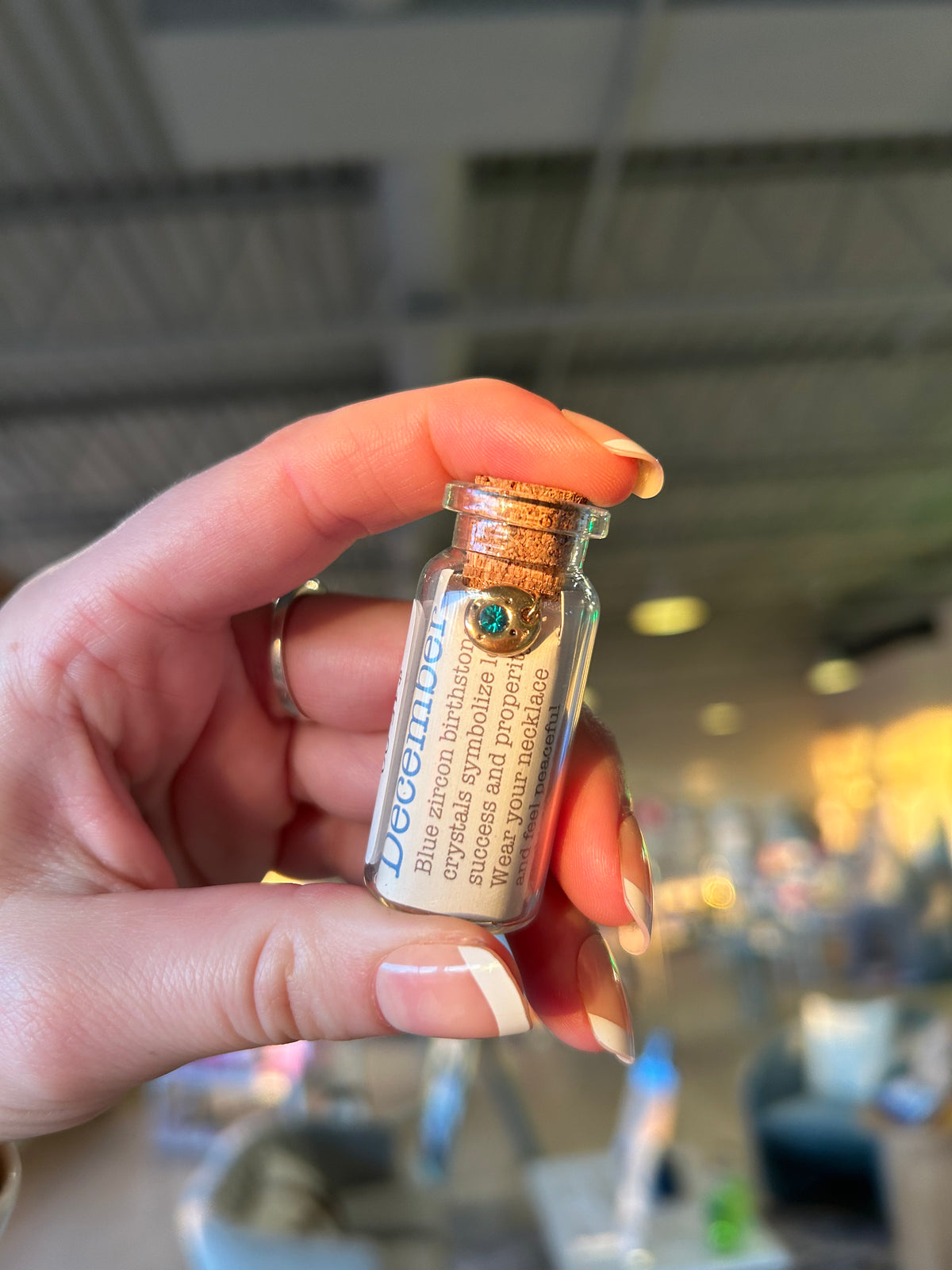 Birthstone Signet Necklace