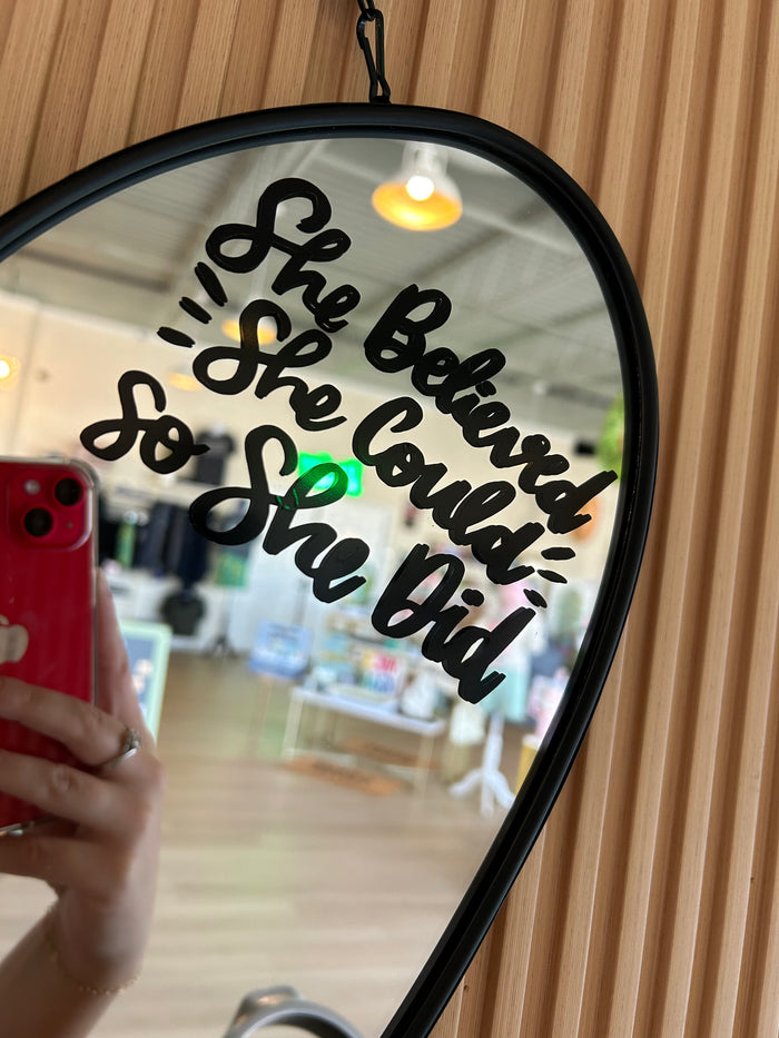CMI Cricut Heart Mirror