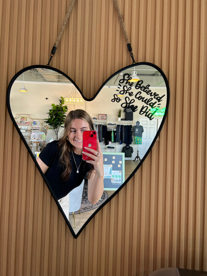 CMI Cricut Heart Mirror