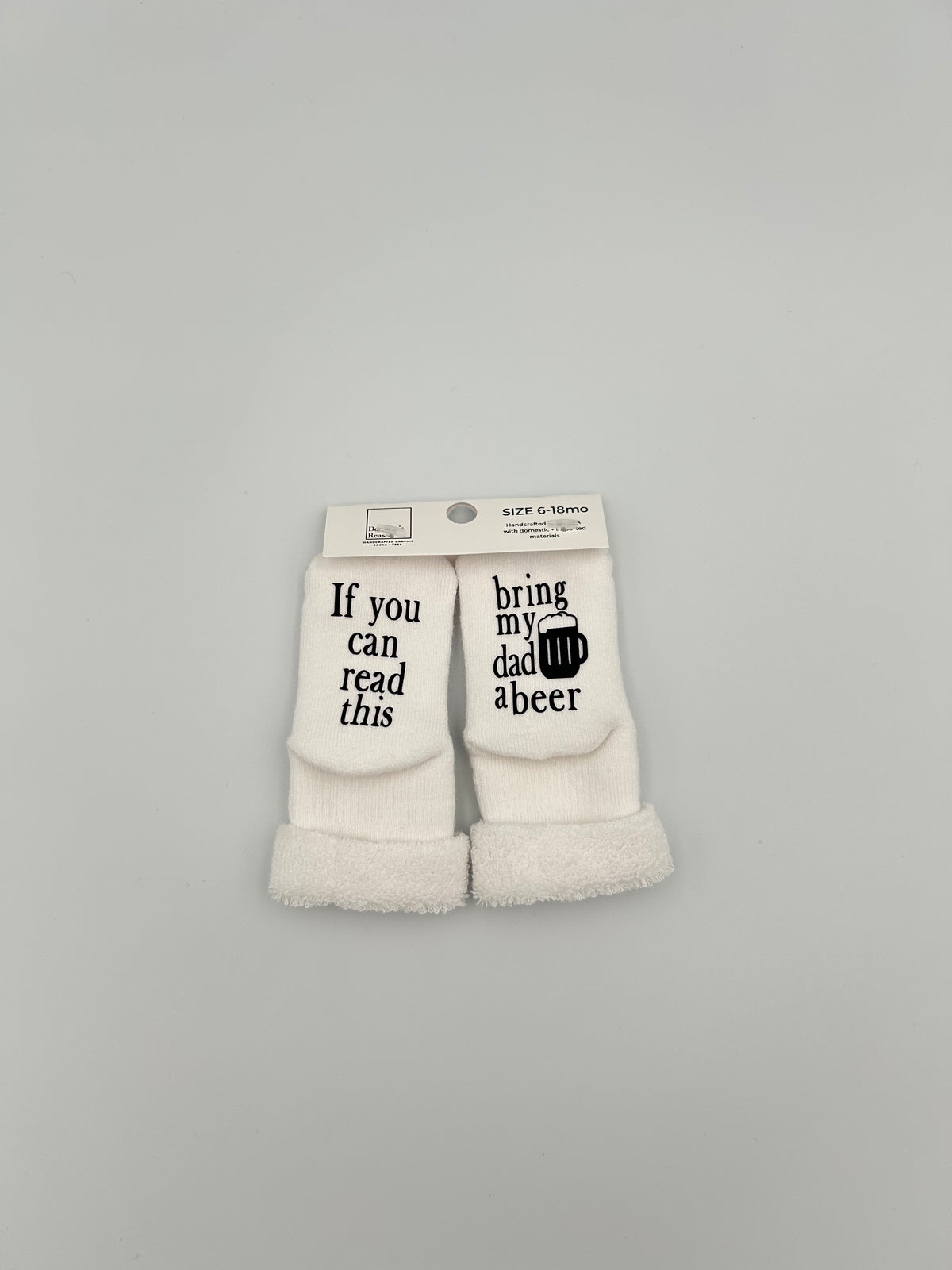 Bring My Dad a Beer Baby Socks