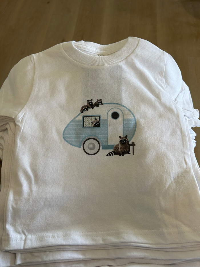 Camper Raccoons Kid’s T-Shirt