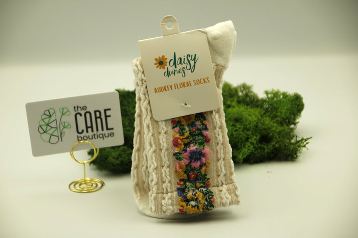 Audrey Vintage Socks in White