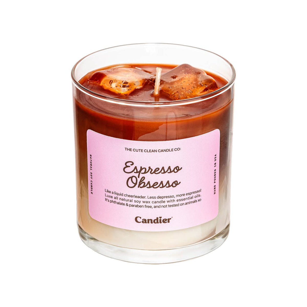 Espresso Obsesso Coffee Soy Wax Jar Filled Candle