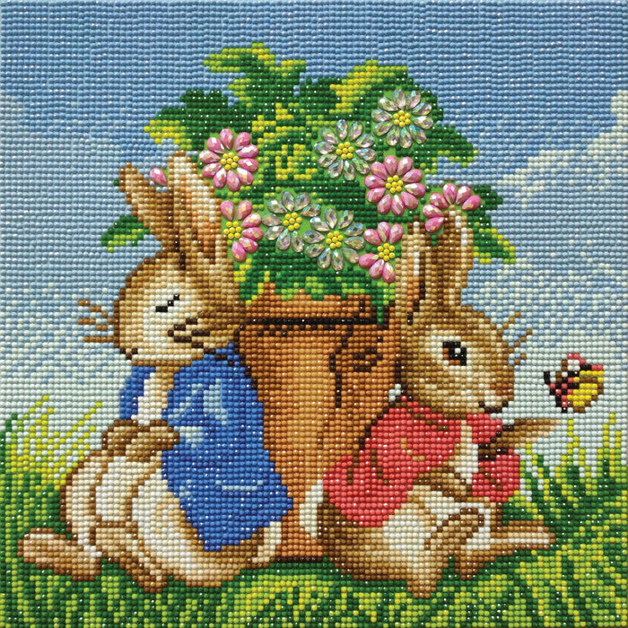 Crystal Art Kit - Peter and Flopsy