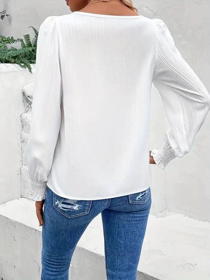 Summer Feelings Blouse in White