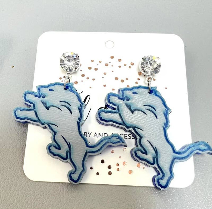 Ultimate Lions Fan Earrings
