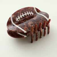 Game Day Football Claw Clip
