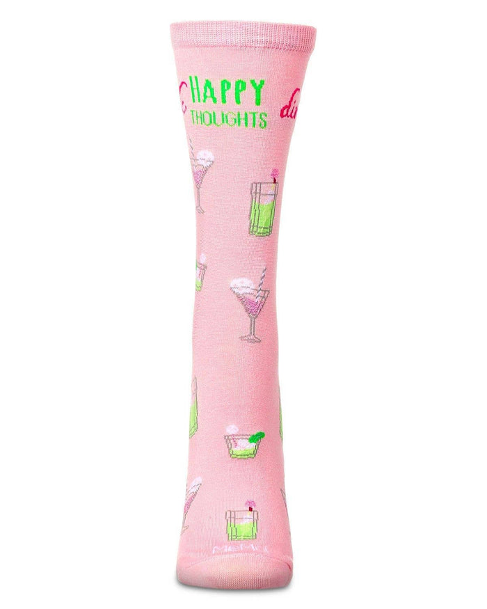 Dink Happy Thoughts Bamboo Crew Socks