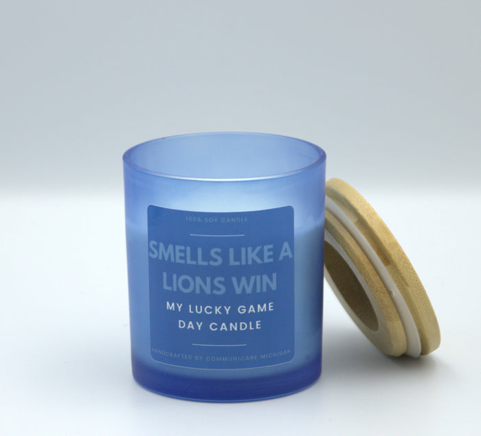 CMI Lions Game Day Candle