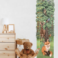 Forest Wall Sticker & Kid’s Growth Chart (cm)