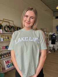 Lake Life Tee in Bay Color