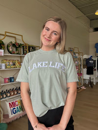 Lake Life Tee in Bay Color