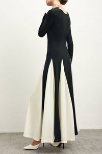 Dusk Till Dawn Dress in Monochrome