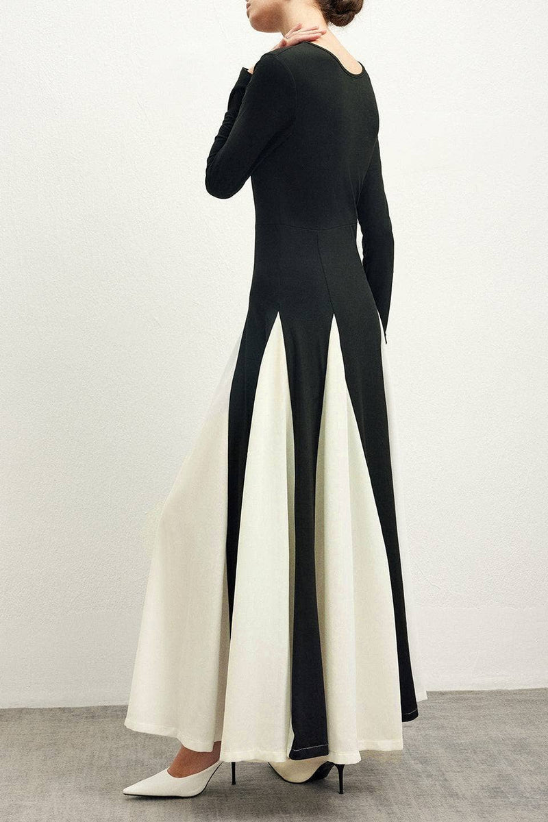 Dusk Till Dawn Dress in Monochrome