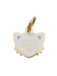 Silently Judging You Pet ID Tag