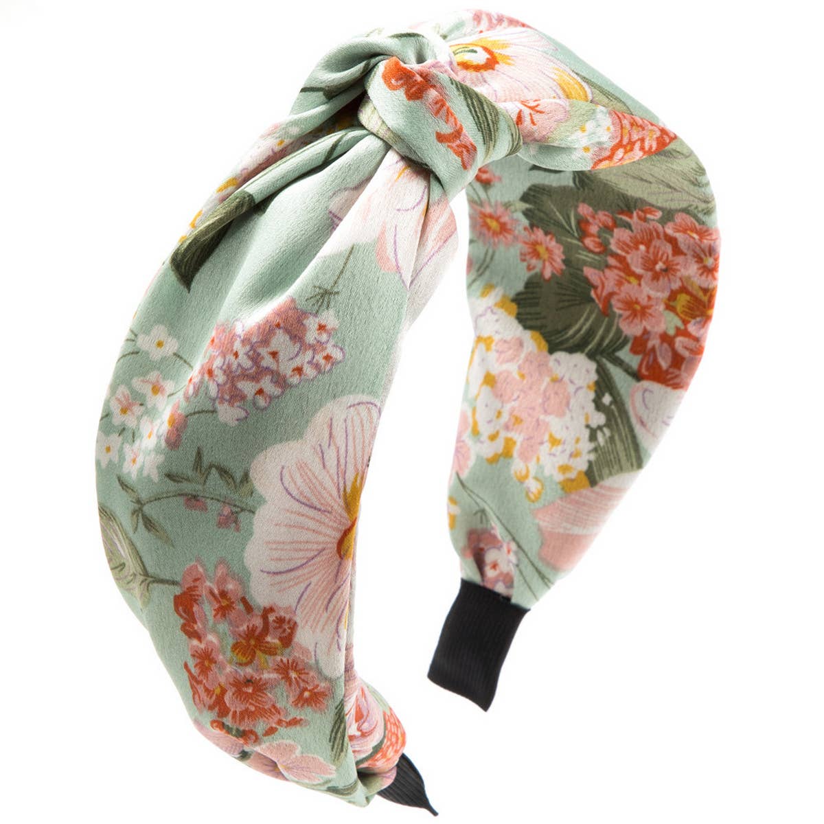 Flower Bohemian Headband in Green