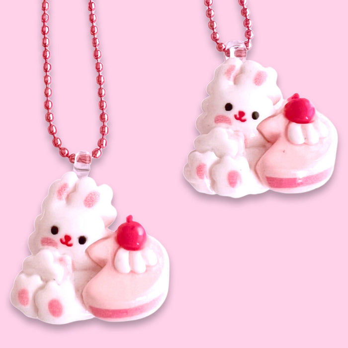 Pop Cutie Cherry Cake Bunny Strawberry Kids Necklace