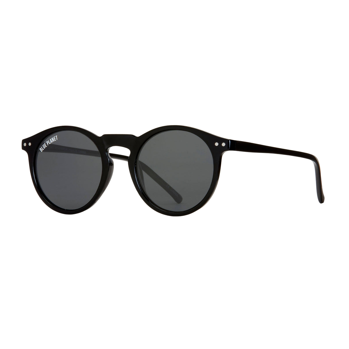 Smoke Polarized Black Sunglasses
