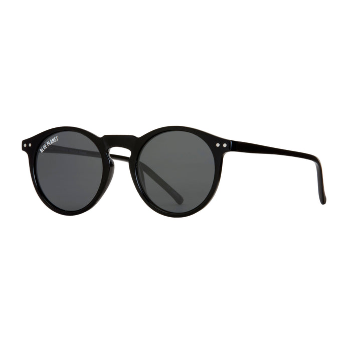 Smoke Polarized Black Sunglasses