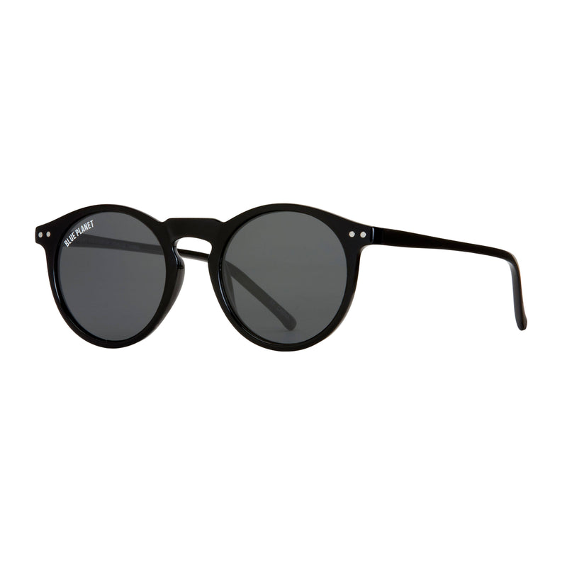 Smoke Polarized Black Sunglasses