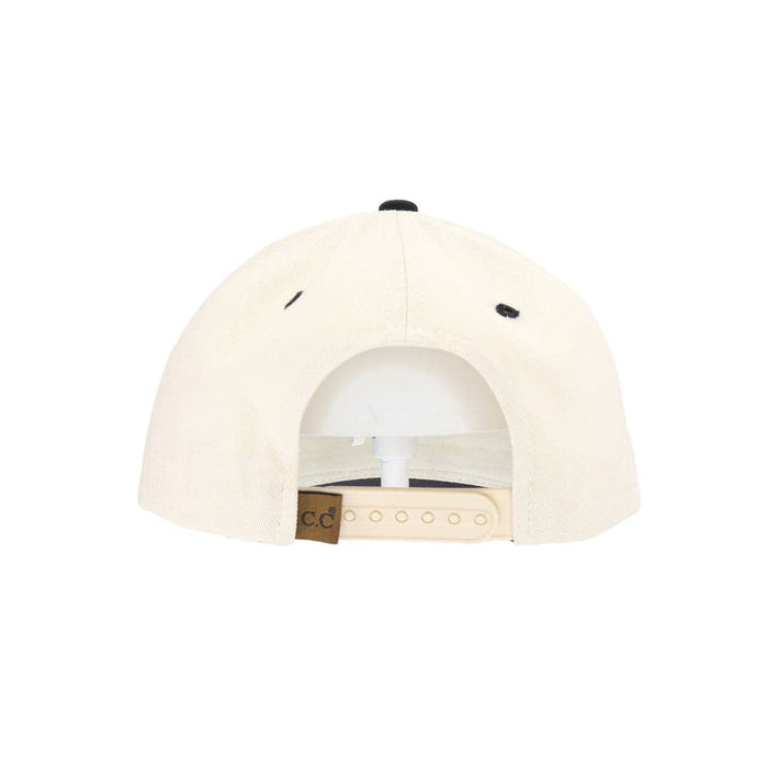 Sorry About my Husband Embroidered Trucker Hat in Beige