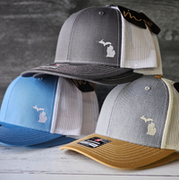 State Silhouette Your State on Richardson 112 Trucker Hat in Black