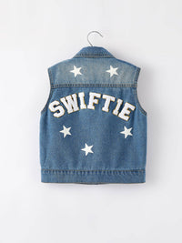“SWIFTIE” Girls Denim Vest: 5yr