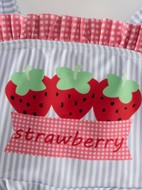 Strawberry Ruffle Kid's One Piece Swimsuit